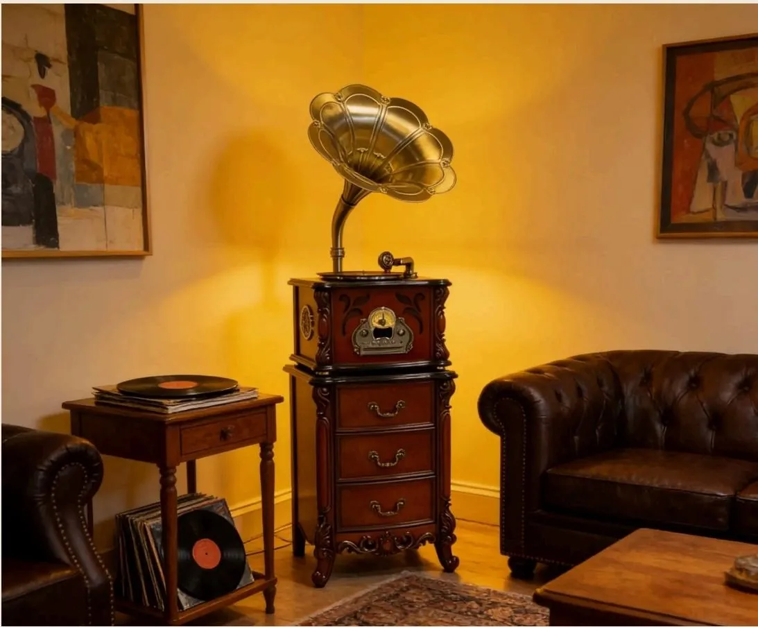 oldvox vintage gramophone product photo 6