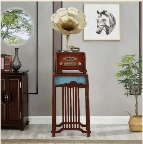oldvox C-808 classic new Chinese phonograph in walnut